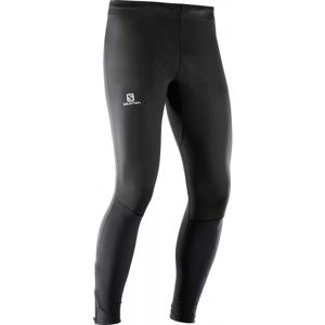 Salomon AGILE LONG TIGHT M čierna XL - Pánske bežecké nohavice