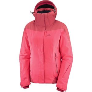 Salomon ICEROCKET JKT W Dámska lyžiarska bunda, ružová, veľkosť XL