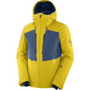 Salomon HIGHLAND JACKET M Pánska lyžiarska bunda, žltá, veľkosť M