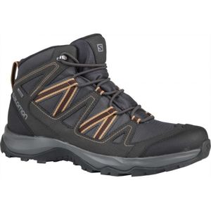 Salomon LEGHTON MID GTX Pánska hikingová  obuv, tmavo sivá, veľkosť 44