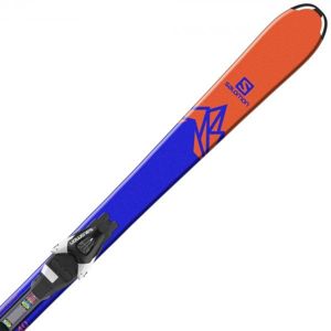 Salomon QST MAX JR M + L7 modrá 130 - Juniorské zjazdové lyže