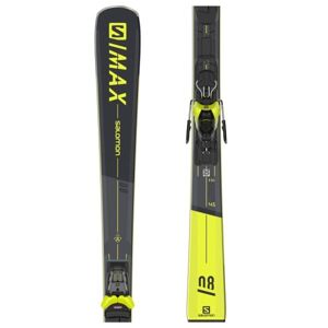 Salomon S/MAX 8 + M11 GW L83 Zjazdové lyže, tmavo sivá, veľkosť 165