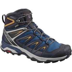 Salomon X ULTRA 3 MID GTX tmavo modrá 10.5 - Pánska hikingová  obuv