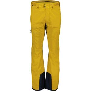 Scott ULTIMATE DRYO 10 Pánske lyžiarske nohavice, žltá, veľkosť M