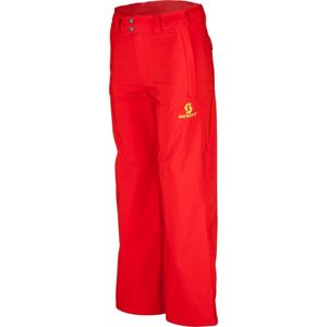 Scott PANT SMU J´S SCOTT SLOPE červená L - Detské lyžiarske nohavice