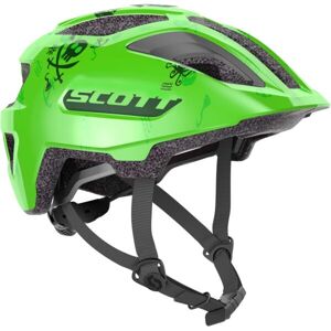 Scott SPUNTO JR Detská cyklistická prilba, zelená, veľkosť (50 - 56)