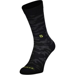 Scott TRAIL CAMO CREW Ponožky, čierna, veľkosť 42-44
