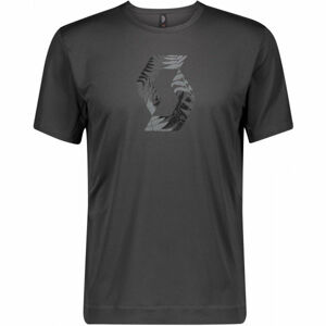 Scott TRAIL FLOW Cyklistické tričko, čierna, veľkosť XL