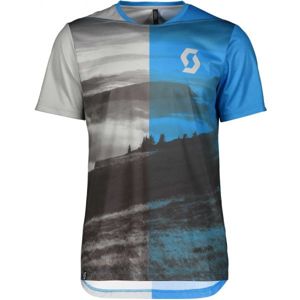 Scott TRAIL FLOW S/SL modrá XL - Pánske tričko