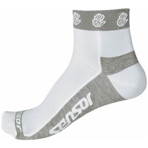 Sensor RACE LITE Cyklistické ponožky, biela, veľkosť 9-11