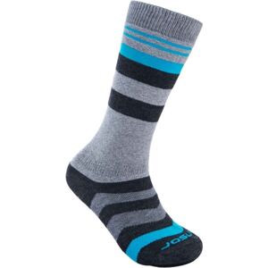 Sensor SLOPE MERINO Detské ponožky, sivá, veľkosť 32-34