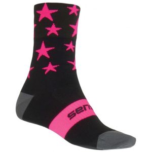 Sensor STARS Cyklistické ponožky, čierna, veľkosť 3-5