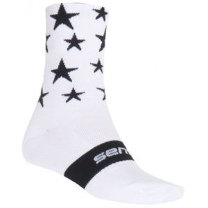 Sensor STARS Cyklistické ponožky, biela, veľkosť 6-8