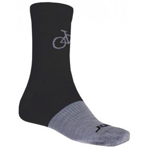 Sensor TOUR MERINO WOOL Merino ponožky, čierna, veľkosť 39-42