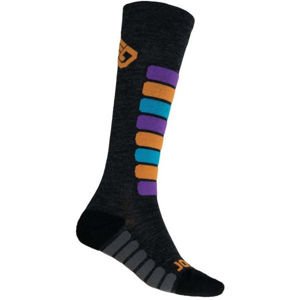 Sensor ZERO Detské zimné ponožky, čierna, veľkosť 35 - 38