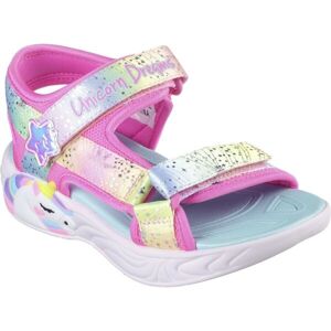 Skechers UNICORN DREAMS - MAJESTIC BLISS Dievčenské sandále, ružová, veľkosť