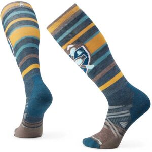 Smartwool SKI FULL CUSHION ALPINE EDGE Pánske lyžiarske ponožky, modrá, veľkosť M
