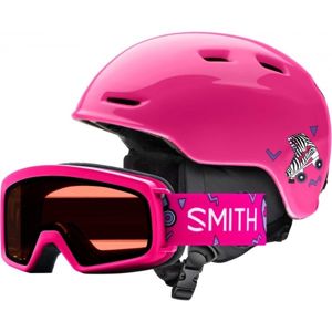 Smith ZOOM JR Detská lyžiarska prilba, ružová, veľkosť (48 - 53)