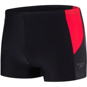 Speedo DIVE AQUASHORT Pánske nohavičkové plavky, čierna,tmavo sivá,červená, veľkosť