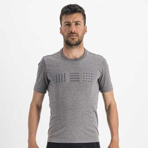 Sportful GIARA TEE Pánske cyklistické tričko, sivá, veľkosť