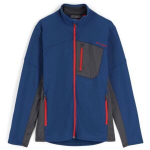 Spyder BANDIT FULL ZIP Pánsky sveter, modrá, veľkosť L