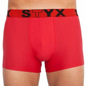 Styx MEN'S BOXERS SPORTS RUBBER Pánske boxerky, červená, veľkosť L