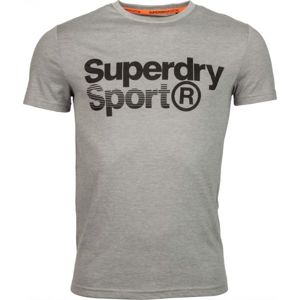 Superdry CORE SPORT GRAPHIC TEE šedá M - Pánske tričko