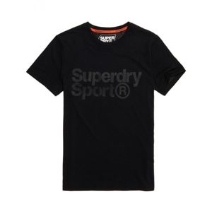 Superdry CORE SPORT GRAPHIC TEE čierna XL - Pánske tričko