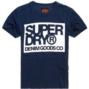 Superdry DENIM GOODS CO TEE tmavo modrá XL - Pánske tričko