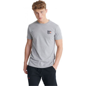 Superdry CORE SPORT SMALL LOGO TEE šedá XL - Pánske tričko