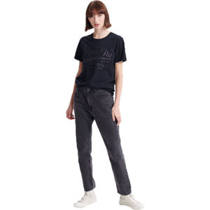 Superdry RO GLITTER EMBOSS ENTRY TEE čierna 14 - Dámske tričko