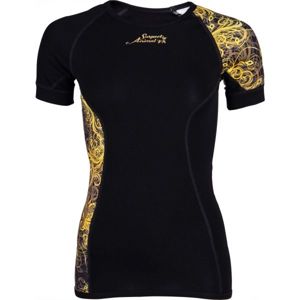 Suspect Animal GOLD ELEGANT Dámske funkčné tričko, čierna, veľkosť XXL