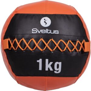 SVELTUS WALL BALL 1 KG Medicinbal, oranžová, veľkosť