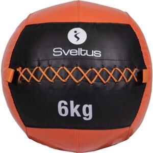 SVELTUS WALL BALL 6 KG Medicinbal, oranžová, veľkosť