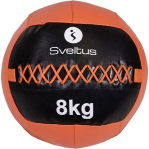 SVELTUS WALL BALL 8 KG Medicinbal, oranžová, veľkosť 8 KG