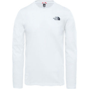 The North Face L/S EASY TEE Pánske tričko, biela, veľkosť M