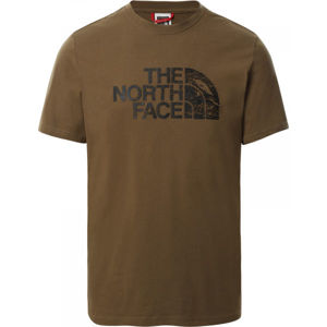 The North Face M S/S WOODCUT DOME TEE Pánske tričko, modrá, veľkosť M