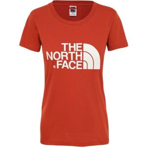 The North Face S/S EASY TEE červená XS - Dámske tričko