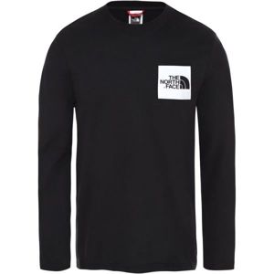 The North Face L/S FINE TEE M čierna L - Pánske tričko