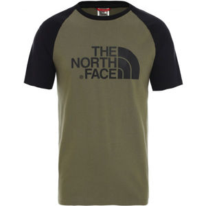 The North Face RAGLAN EASY TEE tmavo zelená XL - Pánské raglánové tričko