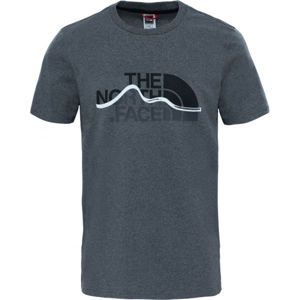 The North Face S/S MOUNT LINE TEE sivá XL - Pánske tričko