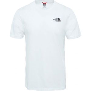 The North Face S/S SIMPLE DOME TE M Pánske tričko, biela, veľkosť XL