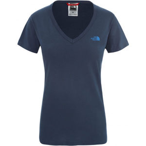 The North Face SIMPLE DOM TEE tmavo modrá XL - Dámske tričko