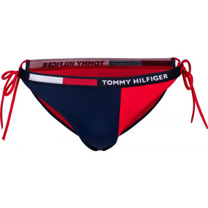 Tommy Hilfiger CHEEKY STRING SIDE TIE BIKINI červená L - Dámsky spodný diel plaviek