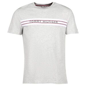 Tommy Hilfiger CLASSIC-CN SS TEE PRINT Pánske tričko, biela, veľkosť S
