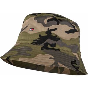 Tommy Hilfiger FLAG BUCKET HAT Pánsky klobúk, khaki, veľkosť UNI