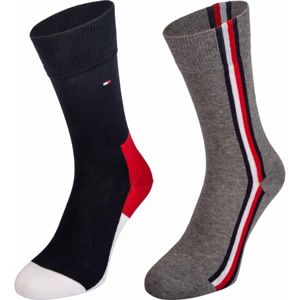 Tommy Hilfiger MEN ICONIC HIDDEN SOCK 2P Pánske ponožky, čierna, veľkosť 39 - 42
