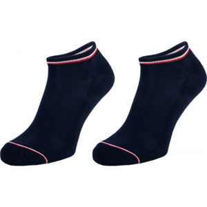 Tommy Hilfiger MEN ICONIC SNEAKER 2P Pánske ponožky, biela, veľkosť 43-46