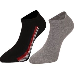 Tommy Hilfiger MEN SNEAKER 2P GLOBAL RIBBON Pánske ponožky, sivá, veľkosť