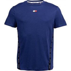 Tommy Hilfiger TAPE TOP Pánske tričko, tmavo modrá, veľkosť S